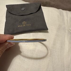 Julie Vos Gold and Blue Bracelet